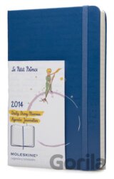 Moleskine – 12-mesačný diár Malý princ 2014 modrý (stredný, denný, pevná väzba)