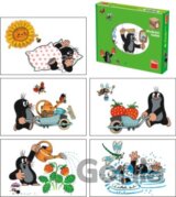 Den s krtečkem - Dřevěné kostky 6 ks (Zdeněk Miler)