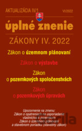Aktualizácia IV/1/2022 - bývanie, stavebný zákon