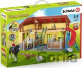 Schleich: Stáj pro koně s příslušenstvím
