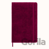 Moleskine – zápisník Velvet (červený)