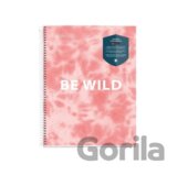 Tie Dye Antiviral A5 poznámkový blok 90 g - růžový