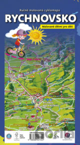 Ručně malovaná cyklomapa: Rychnovsko