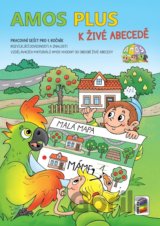 AMOS PLUS K ŽIVÉ ABECEDĚ  se samolepkami (barevný pracovní sešit)