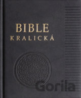 Poznámková Bible kralická černá, pravá kůže (zlatá ořízka)