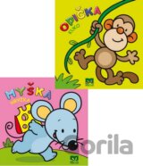 Myška Hryzka + Opička Kuko (kolekcia 2 leporiel)