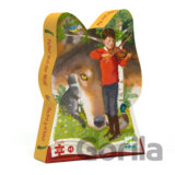 Siluetové puzzle: Peter a vlk