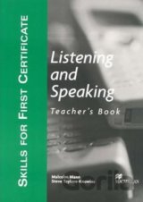 Skills for First Certificate: Listening and Speaking Teacher Book