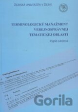 Terminologický manažment verejnosprávnej tematickej oblasti