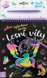 Vyškrábavací obrázky - Lesní víly