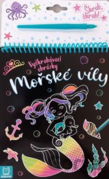 Vyškrábavací obrázky - Mořské víly