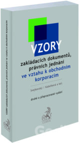 Vzory zakládacích dokumentů, právních jednání ve vztahu k obchodním korporacím
