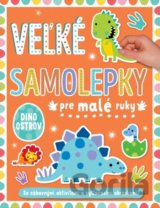 Veľké samolepky pre malé ruky: Dino ostrov