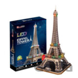 Puzzle 3D Eiffelova věž / led - 82 dílků