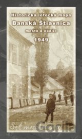 Historická letecká mapa mesta Banská Štiavnica a okolia z roku 1949