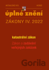 Aktualizace IV/3 - zákon o zadávání veřejných zakázek, katastrální zákon