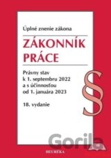 Zákonník práce. Úzz, 18. vydanie, 9/2022