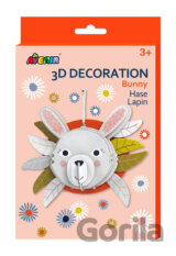 3D dekorace na zeď - Králík