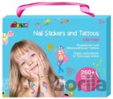 Nálepky na nehty a tetování - Mořská panna