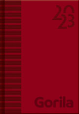 Týdenní diář A5 cz/sk Vivella red