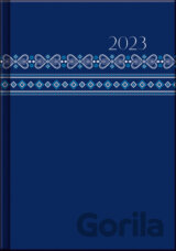 Týdenní diář A5 cz/sk Print Blue