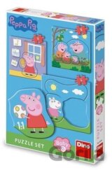 Puzzle Set Baby Peppa Pig rodina