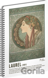 Spirálový blok Alfons Mucha - Laurel