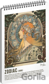 Spirálový blok Alfons Mucha - Zodiac