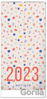 Nástenný plánovací kalendár Terazzo 2023