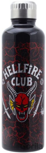 Nerezová Fľaša s nálepkou Netflix - Stranger Things: Klub Hellfire