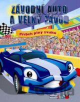 Závodní auto a velký závod