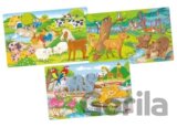 Dřevěné puzzle Zvířata