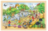 Dřevěné puzzle Návštěva ZOO