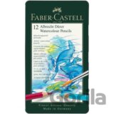 Akvarelové farebné ceruzky Faber-Castell Albrecht Dürer - plechová krabička, 12 farieb