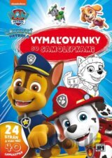 Vymaľovanky so samolepkami - Labková patrola (A4)