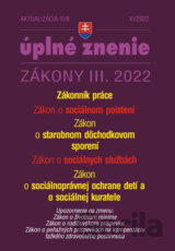 Aktualizácia III/8 / 2022 - Zákonník práce