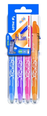 Sada Set2Go 4 kusy Roller FriXion Ball, 0.7, (M) stredné, new colors