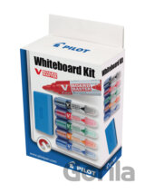 VBM sada 5 kusov popisovačov na biele tabule + držiak + špongia