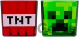Set 2 pohárov Minecraft: Creeper a TNT