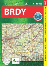 402: Brdy 1:40 000 Turistická mapa