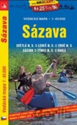 Sázava/vodácká mapa 1:50T
