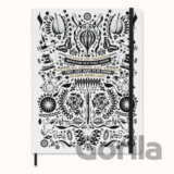 Moleskine - zápisník Lorenzo Petrantoni biely