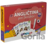Geniuso balíček angličtiny pre školáka (4 hovoriace knihy + pero)
