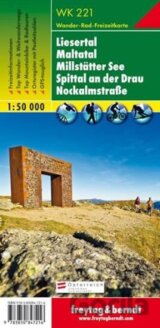 WK 221 Liesertal, Maltatal, Millstätter See, Spittal a.d. Drau, Nockalmstraße, Wanderkarte 1:50.000/mapa