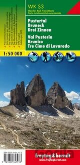 WKS  3 Pustertal, Bruneck, Drei Zinnen 1:50 000/Turistická mapa