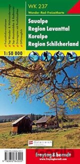 WK 237 Saualpe, Region Lavanttal, Koralpe, Region Schilcherland, Wanderkarte 1:50.000/mapa