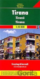 Tirana 1:10T/plán města