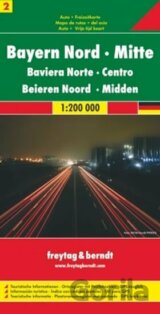 Bayern Nord & Mitte/Bavorsko-sever,střed 1:200T/automapa