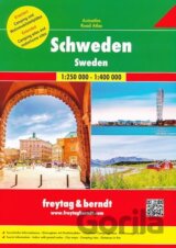 Schweden/Švédsko 1:250 000/1:400 000,Autoatlas