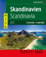 Skandinavie - Autoatlas 1:200.000-1:400.000
